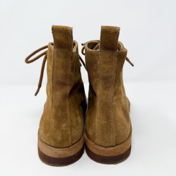 Jenni Kayne Tan Suede Canyon Boots Women's Sz EU 38/US 8 Lace Up Made in Italy - Picture 5 of 9